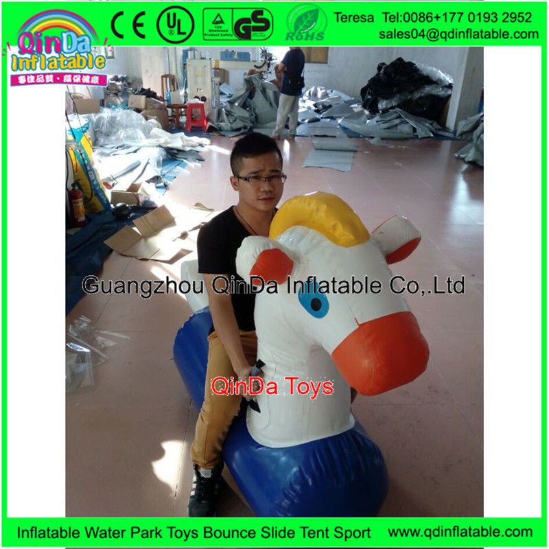 Edurable 1.5m Long Inflatable My Little Pony Yellow 0.18mm Pony Chair For  Playground Equipment